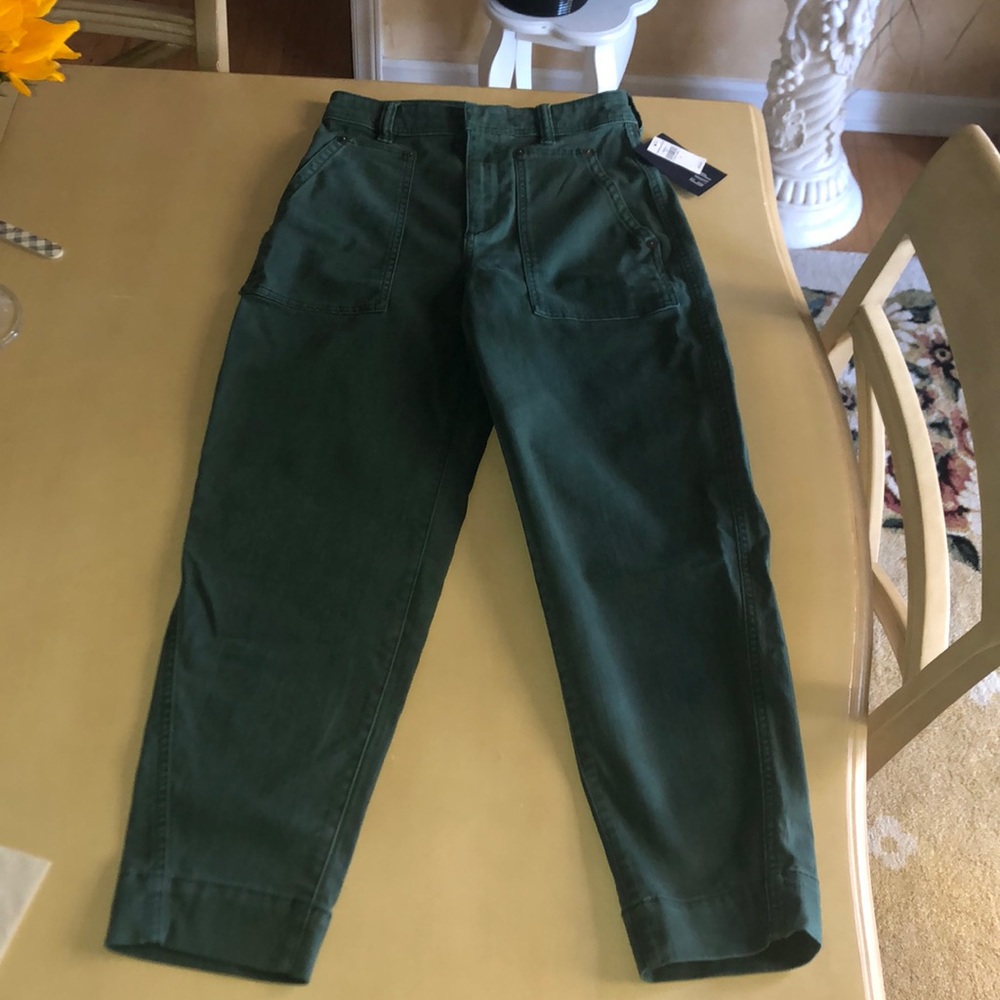 green khaki gap jeans